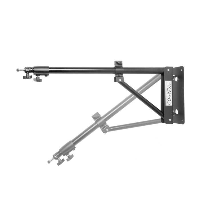 Pixapro 75-130cm 180° Adjustable Wall-Mounted Boom Stand