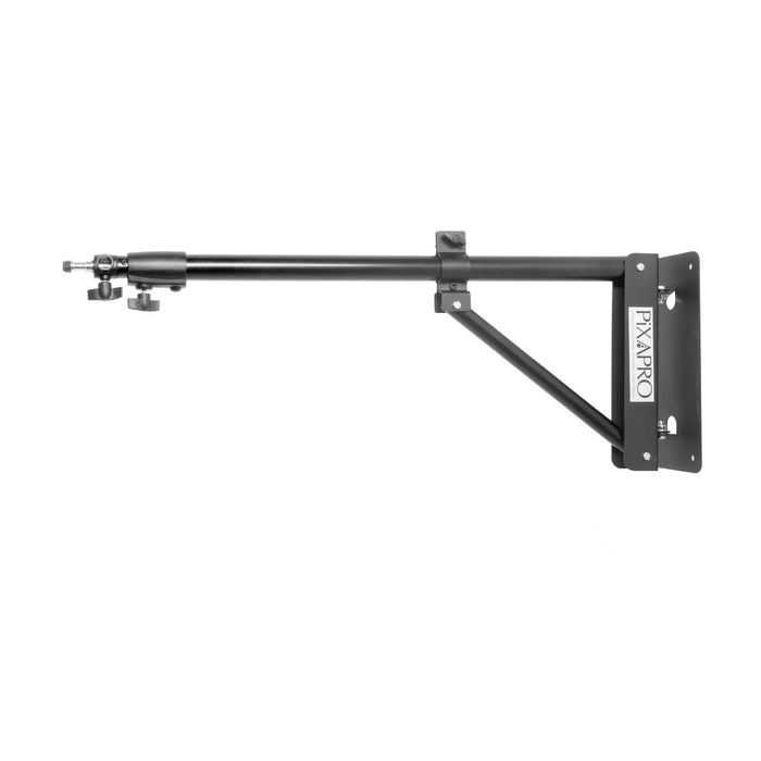 Pixapro 75-130cm 180° Adjustable Wall-Mounted Boom Stand