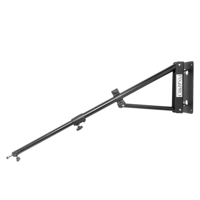 Pixapro 75-130cm 180° Adjustable Wall-Mounted Boom Stand