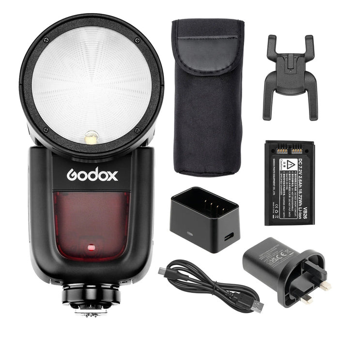 Godox V1F Round Head HSS/TTL Speedlight for Fujifilm with Battery