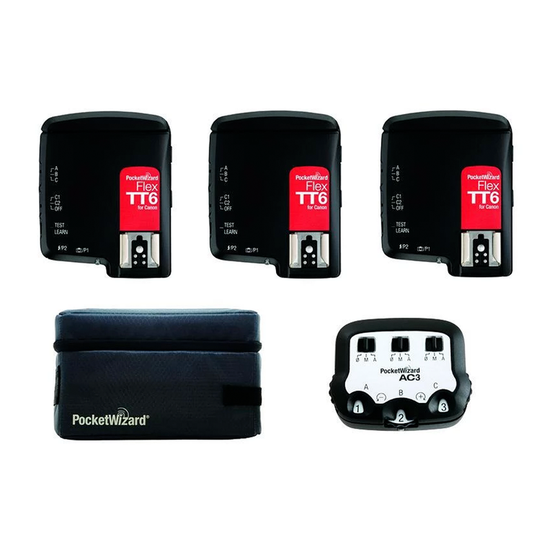 PocketWizard TTL 3x TT6 and AC3 Bonus Kit for Canon