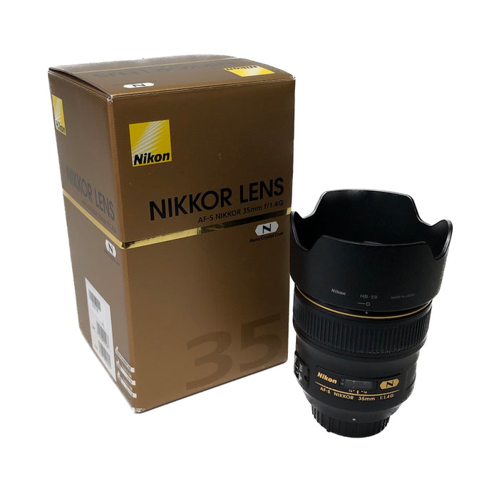Used Nikon 35mm f/1.4 G AF-S Nikkor Lens (Very Good Condition)