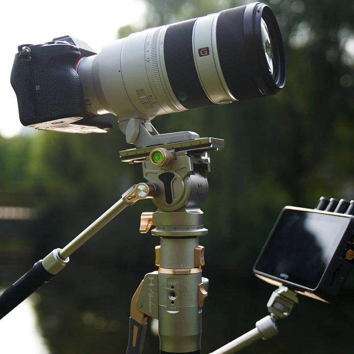 Harlowe Rocket Carbon Fibre Camera Tripod, Monopod & Light Stand with Fluid Head