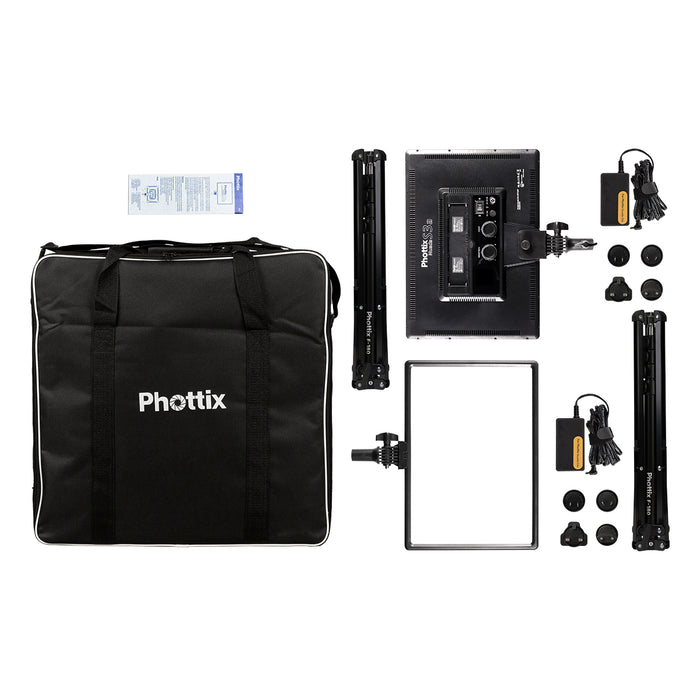 Phottix Nuada S3a Bi-Colour 40W Video LED Twin Kit with App Control