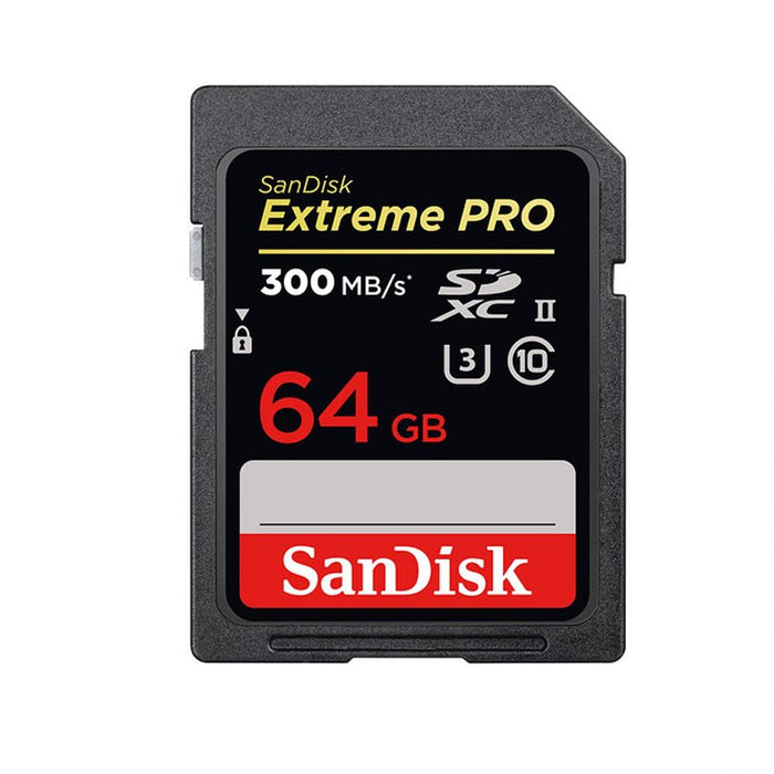 SanDisk 64GB Extreme Pro UHS-II SDXC Memory Card