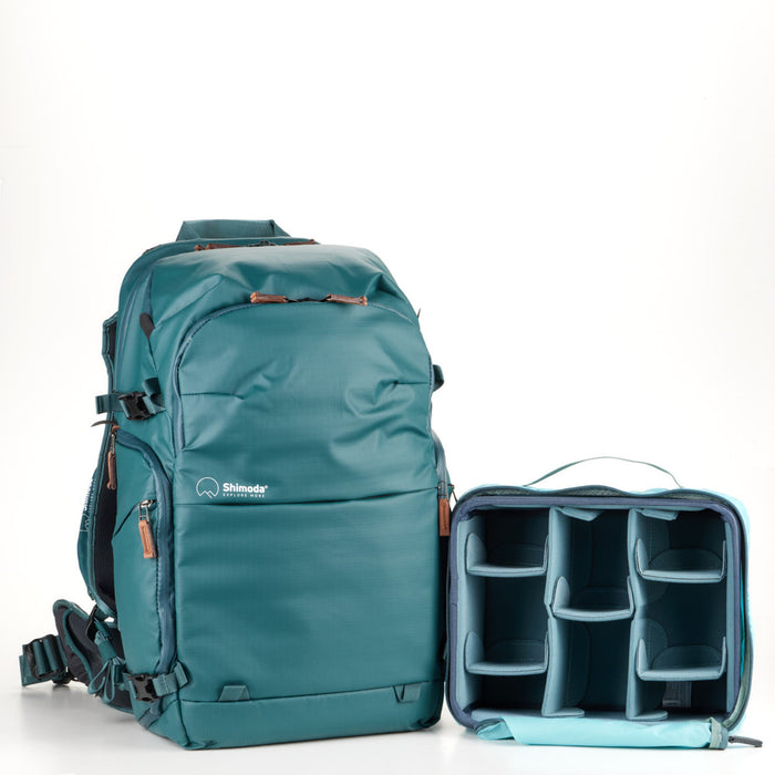 Shimoda Explore V2 30 Women's Backpack Starter Kit Teal (with Medium Mirrorless Core Unit)