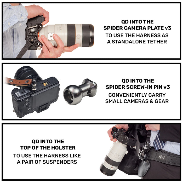 SpiderPro Dual Shoulder Harness V3 (Select Colour)