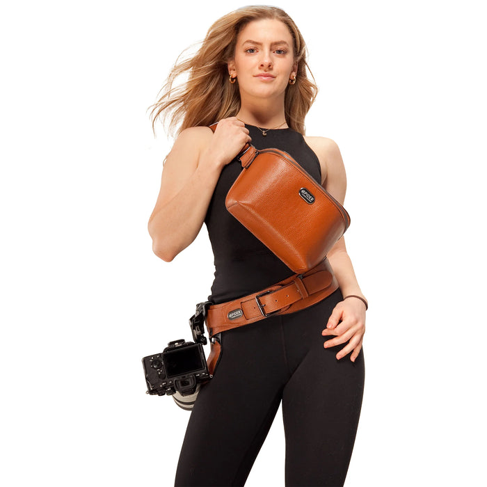 SpiderPro Leather Sling Pouch (Select Colour)