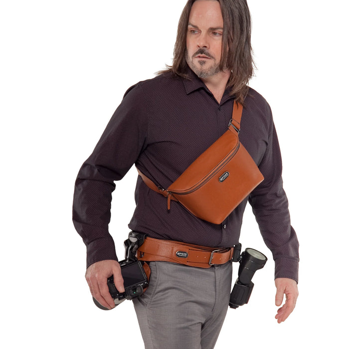 SpiderPro Leather Sling Pouch (Select Colour)