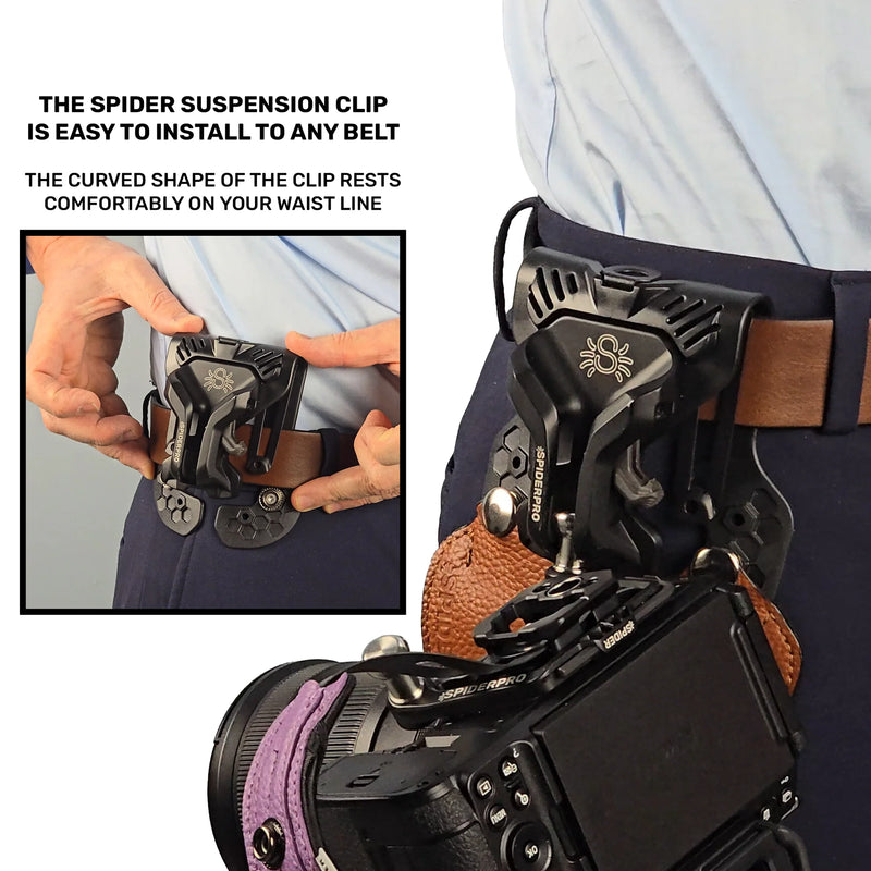SpiderPro Holster V3 & Suspension Clip (Select Colour)