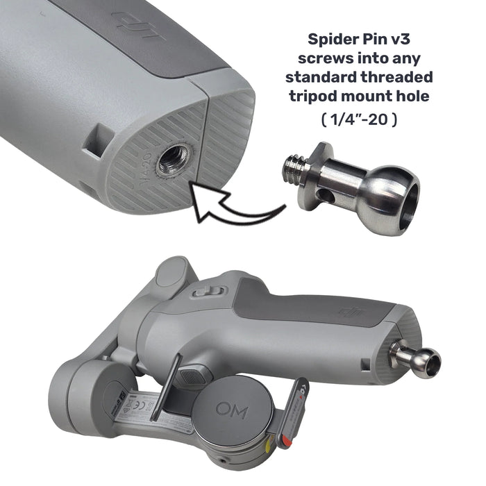 Spider X V3 & Screw In QD Pin V3