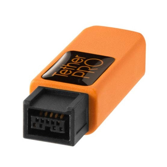 Tether Tools TetherPro FireWire 800 9-Pin to FireWire 800 9-Pin 15' (4.6m) Cable Orange