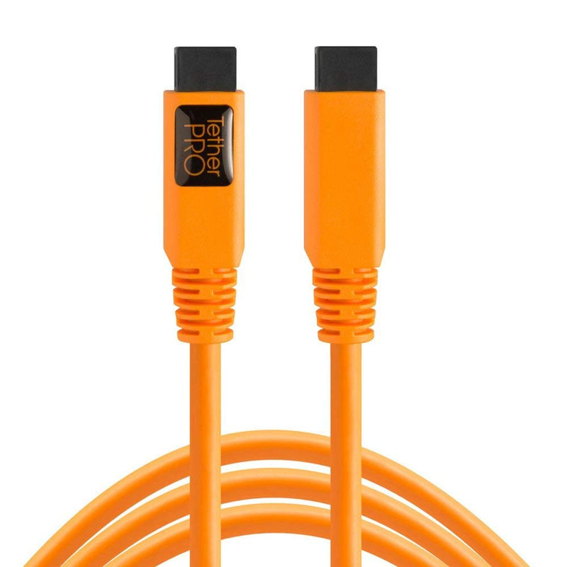 Tether Tools TetherPro FireWire 800 9-Pin to FireWire 800 9-Pin 15' (4.6m) Cable Orange