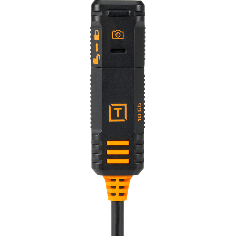 Tether Tools TetherPro Optima 10G USB-C TetherBoost Locking Extension Cable 16’ (4.8m) Black