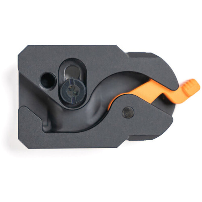 TetherGuard LeverLock Plate & TetherPro USB-C Dual Right Angle 15' (4.6m) Cable Kit Orange