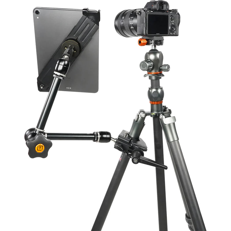 Tether Tools AeroTab iPad Clamp with Black Bracket & Baby Adapter Large