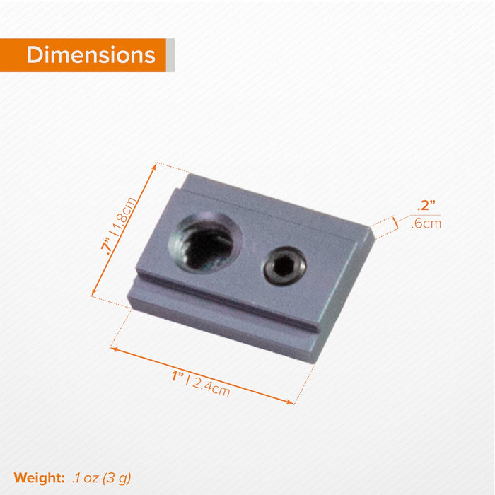 Tether Tools AeroTrac 3/8"-16 Accessory Threads (Set of 3)