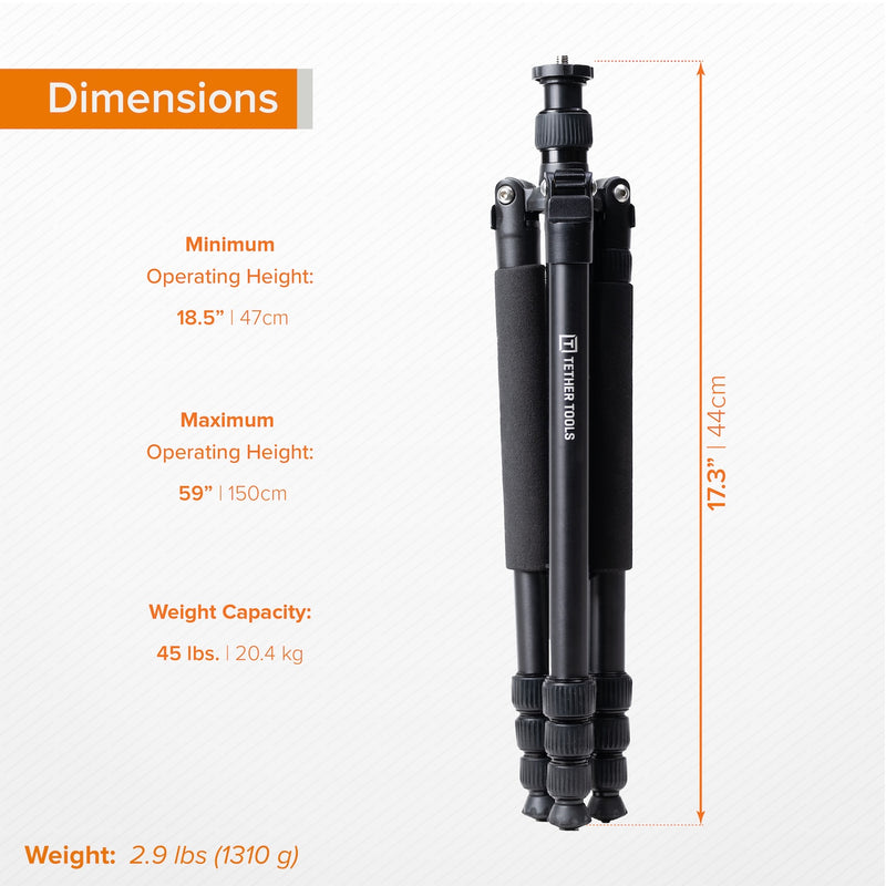 Tether Tools Rock Solid Tripod for AeroTrac Workstation Systems