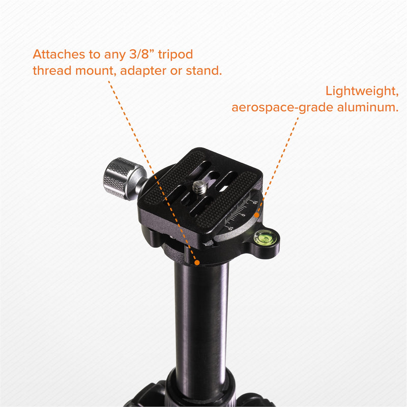 Tether Tools Rock Solid Arca Quick Release Tripod Adapter & Plate