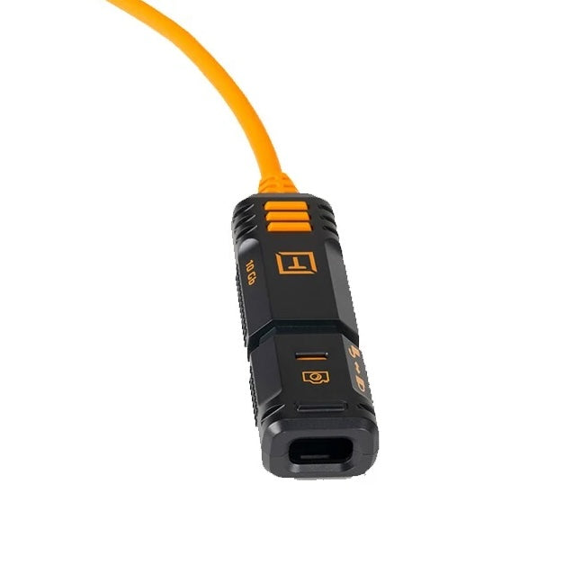 Tether Tools TetherPro Optima 10G USB-C TetherBoost Locking Extension Cable 16’ (4.8m) Orange