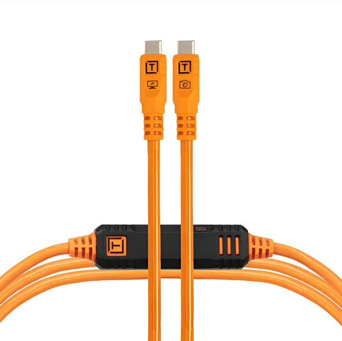 Tether Tools TetherPro Optima 10G USB-C 15' (4.6m) Cable Orange