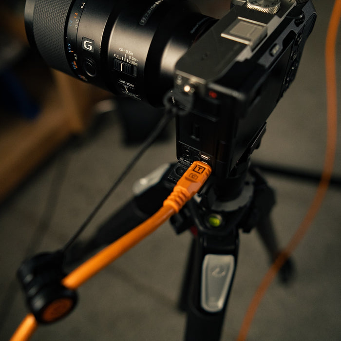 Tether Tools TetherPro Optima 10G USB-C 15' (4.6m) Cable Orange