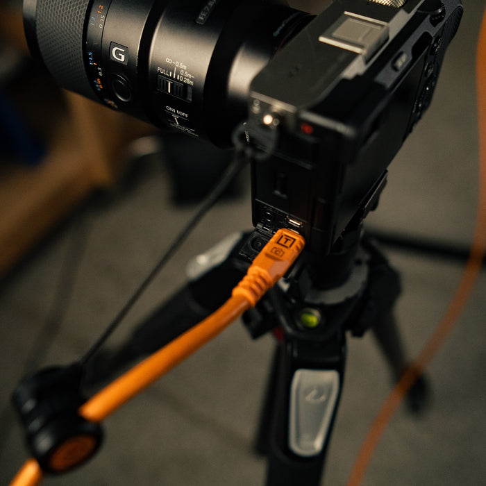 Tether Tools TetherPro Optima 10G USB-C 10' (3m) Cable Orange