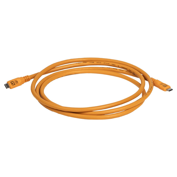 Tether Tools TetherPro Optima 10G USB-C 6' (1.8m) Cable Orange