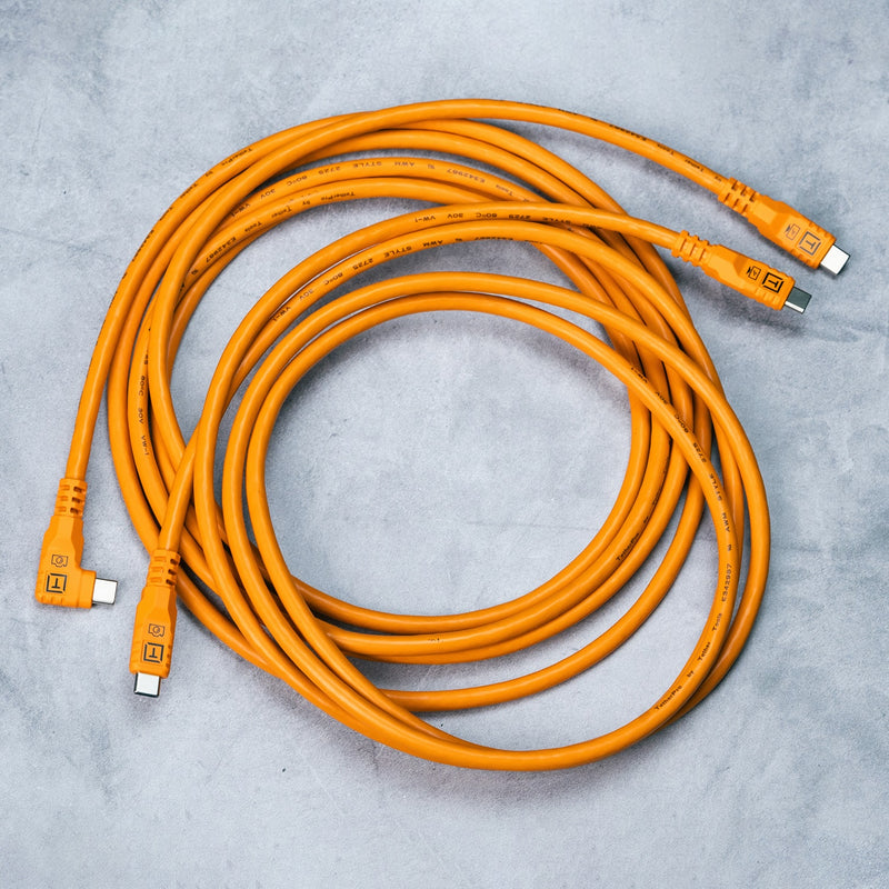 Tether Tools TetherPro Optima 10G USB-C 6' (1.8m) Cable Orange
