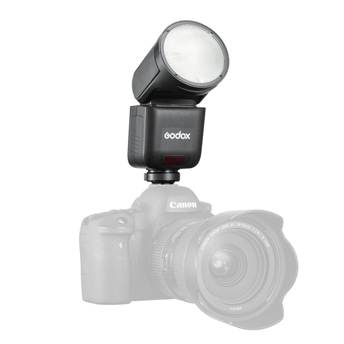 Godox V1 Mid O 55Ws Round-Head TTL Speedlite for Olympus/Panasonic
