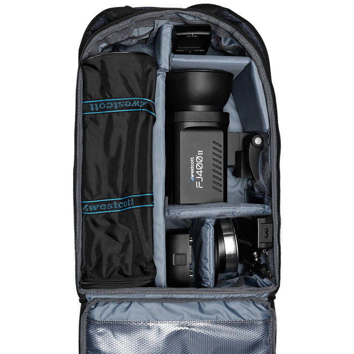 Westcott FJ400 II Strobe 1-Light Backpack Kit with FJ-X3 S Sony Wireless Transmitter