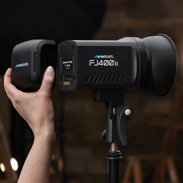 Westcott FJ400 II Strobe 1-Light Backpack Kit with FJ-X3 S Sony Wireless Transmitter