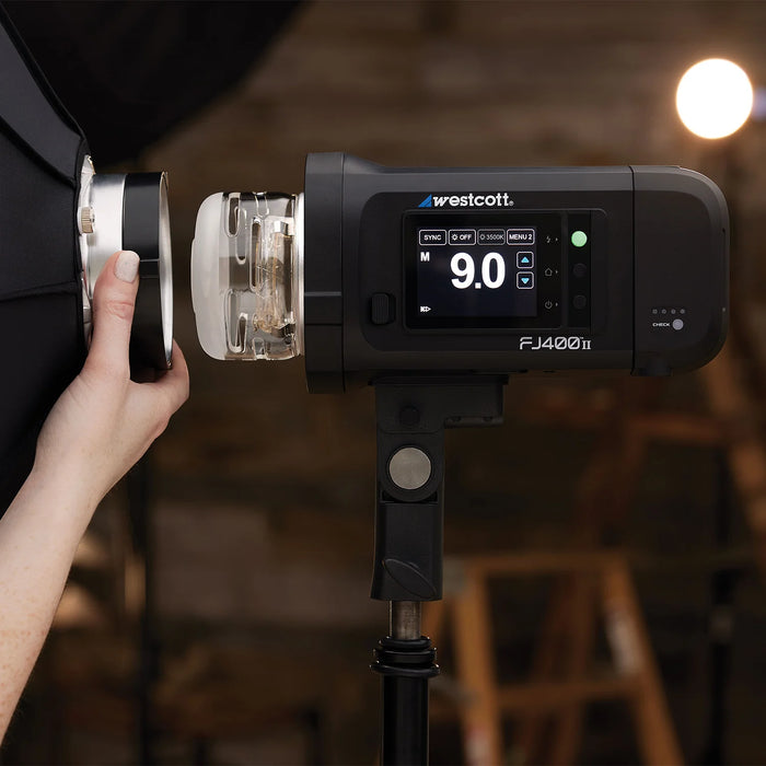 Westcott FJ400 II Strobe 1-Light Backpack Kit with FJ-X3 S Sony Wireless Transmitter