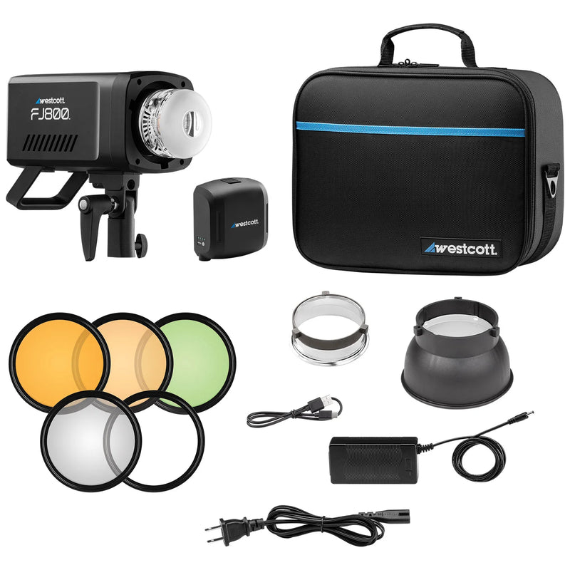 Westcott FJ800 Touchscreen Strobe 800Ws with FJ Pro AC/DC Battery