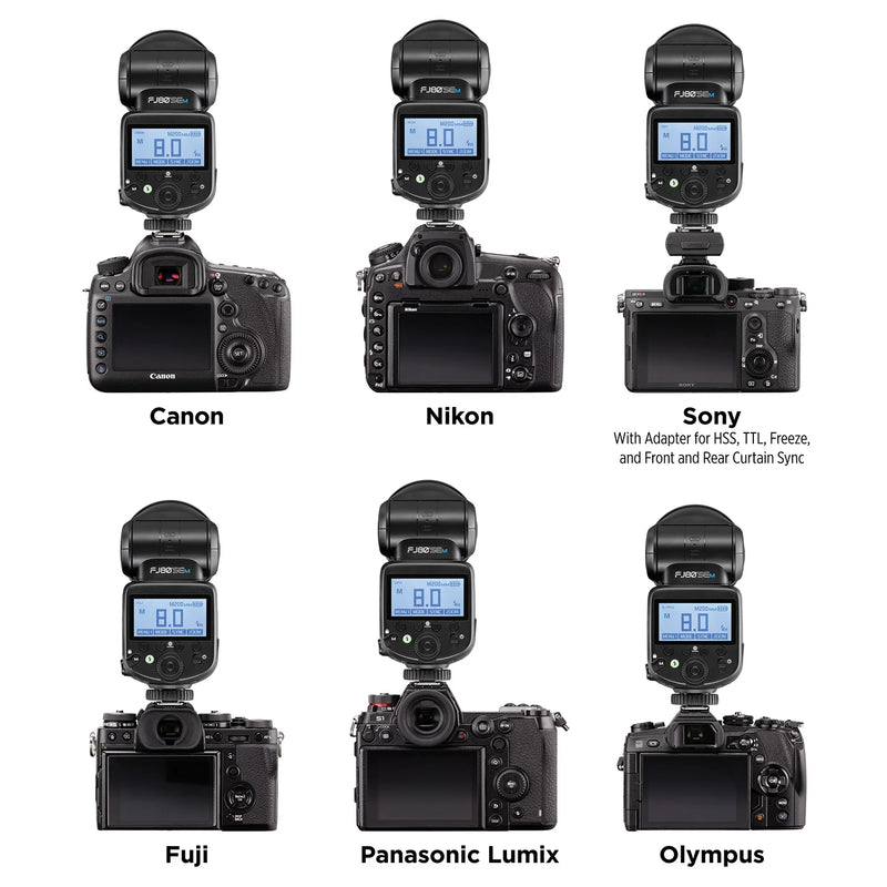 Westcott FJ80-SE M Multi-Brand Round Head TTL Speedlight 80Ws