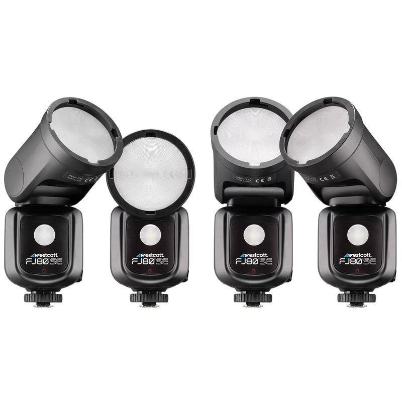 Westcott FJ80-SE M Multi-Brand Round Head TTL Speedlight 80Ws