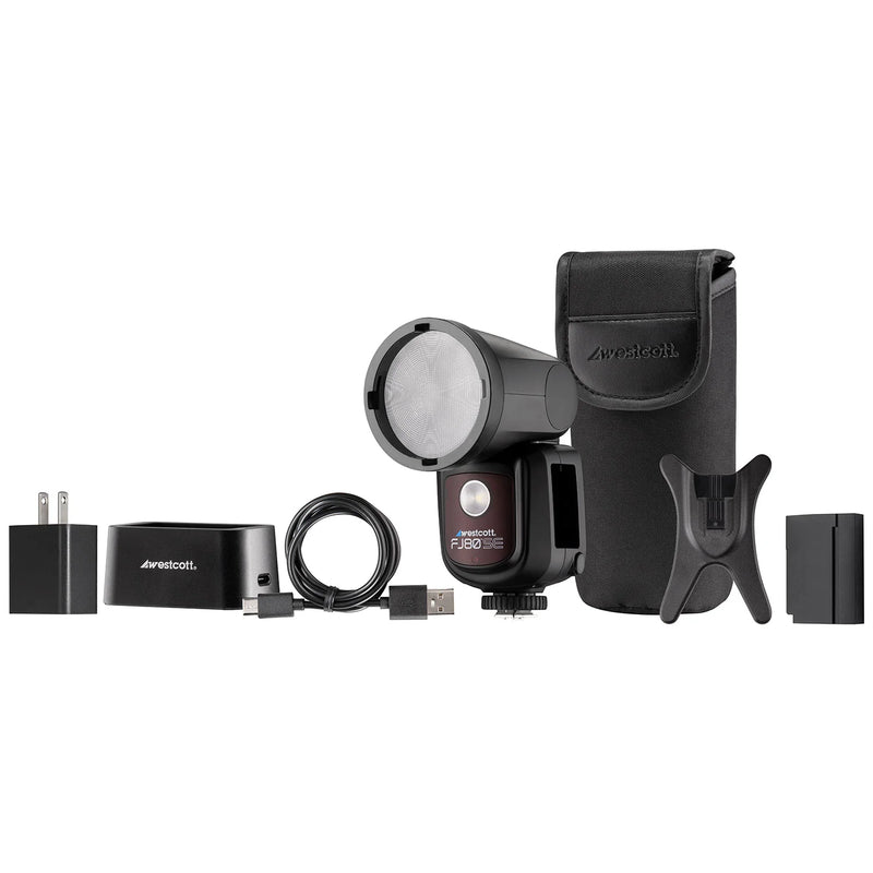Westcott FJ80-SE M Multi-Brand Round Head TTL Speedlight 80Ws