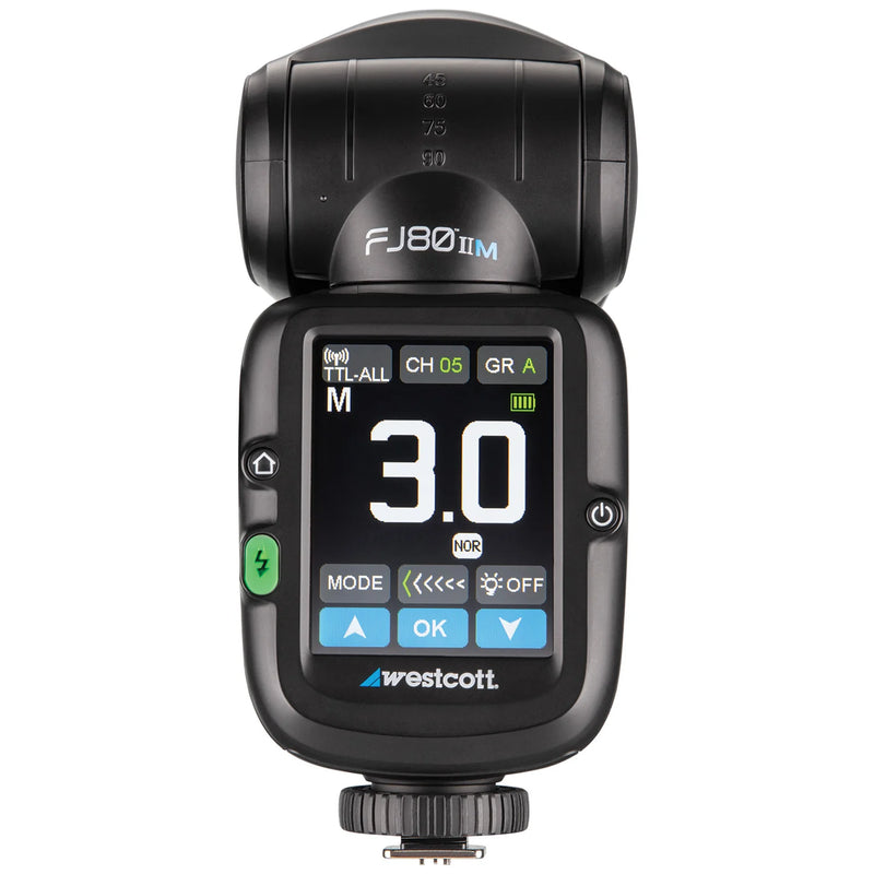 Westcott FJ80 II M Multi-Brand Round Head TTL Touchscreen Speedlight 80Ws