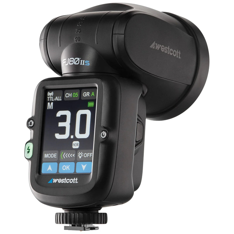 Westcott FJ80 II S Sony Round Head TTL Touchscreen Speedlight 80Ws