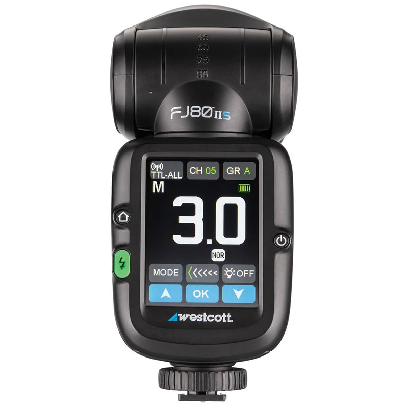 Westcott FJ80 II S Sony Round Head TTL Touchscreen Speedlight 80Ws