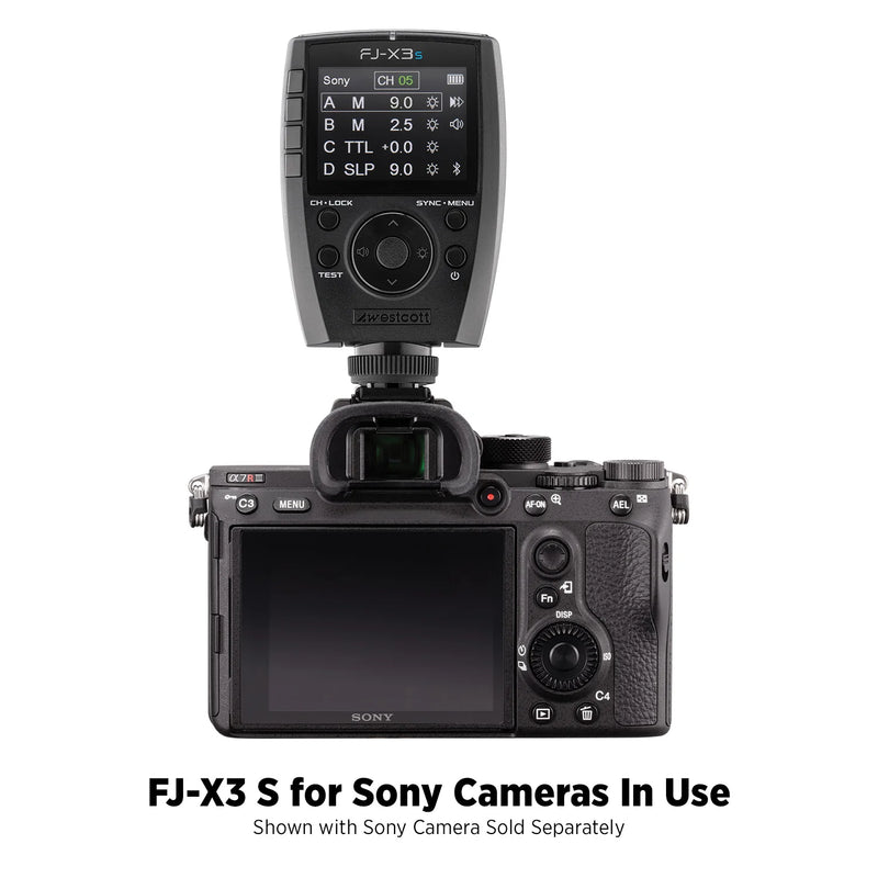 Westcott FJ400-SE 3-Light Studio Strobe Kit with FJ-X3 S Sony Wireless Transmitter