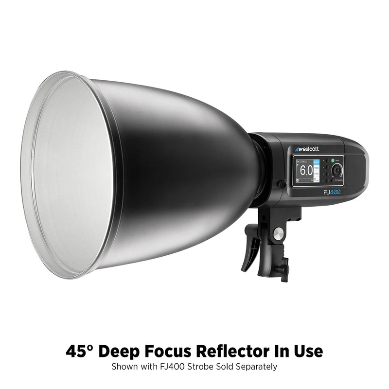 Westcott 45-Degree Deep Focus Reflector with Honeycomb Grids & Diffusion (Bowens Mount)