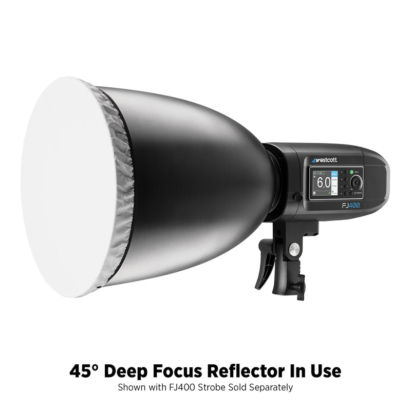 Westcott 45-Degree Deep Focus Reflector with Honeycomb Grids & Diffusion (Bowens Mount)