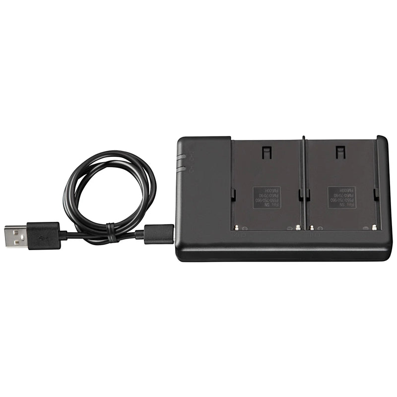Westcott NP-F970 Dual Battery Pack with Charger (7.4V 6600mAh 48.8Wh)