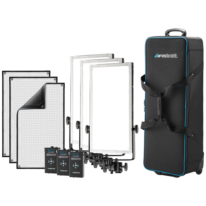 Westcott Flex Cine Peter Hurley Daylight 3-Light Travel Kit