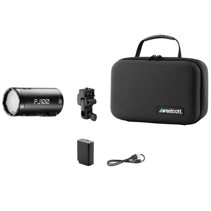 Westcott FJ100 Touchscreen Off-Camera Strobe with FJ Mini AC/DC Battery