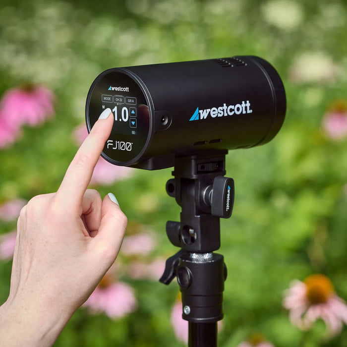 Westcott FJ100 Strobe 4-Light Backpack Kit with FJ-T1 S Wireless Transmitter for Sony Cameras