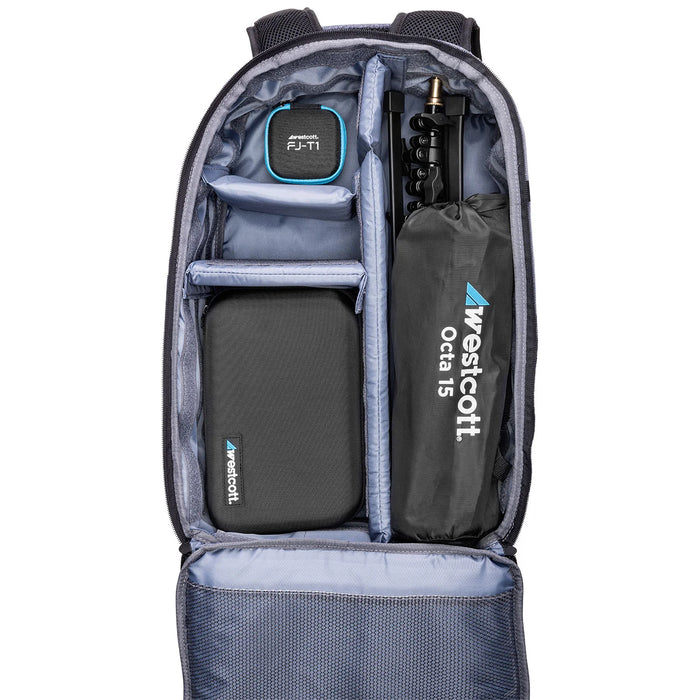 Westcott FJ100 Strobe 1-Light Backpack Kit with FJ-T1 S Wireless Transmitter for Sony Cameras