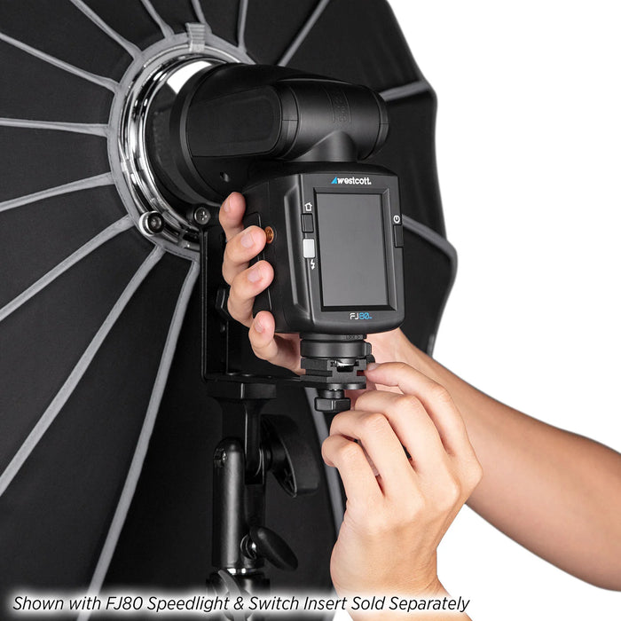 Westcott Rapid Box" Beauty Dish Silver 91cm (36") (No Insert)