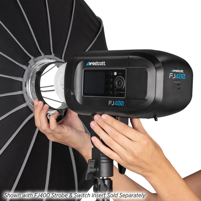 Westcott Rapid Box" Beauty Dish Silver 91cm (36") (No Insert)